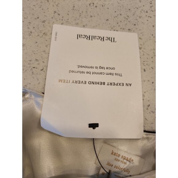 kate spade Brown Zebra One Shoulder Shirt Top Size 8 - Picture 6 of 10